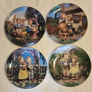 M.I. Hummel plate collection " little companions" MR
